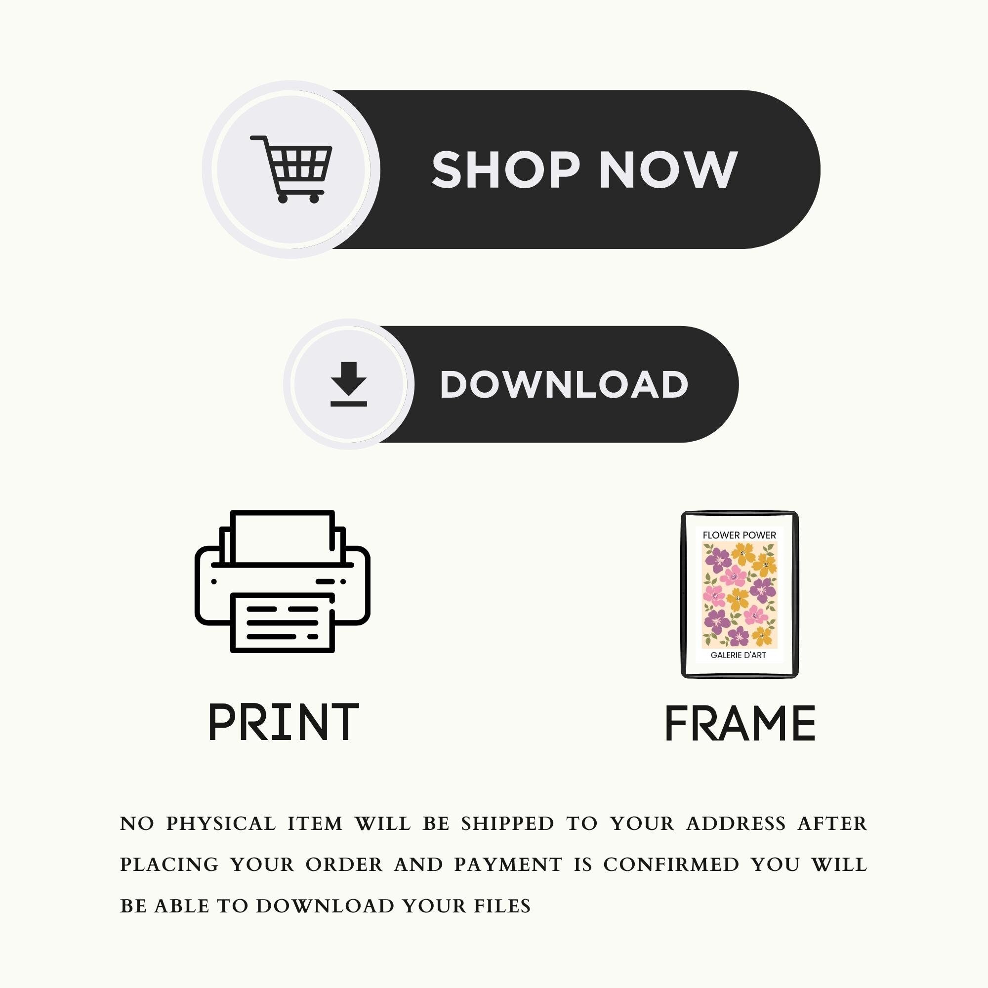 Boho Home Decor Set of 3 Digital Prints Abstract Emerald Etsy