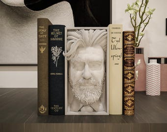 Tragic Gunner Book Nook | Surreal Fantasy RPG 3D Shadow Box | Gamer 3D Wall Art