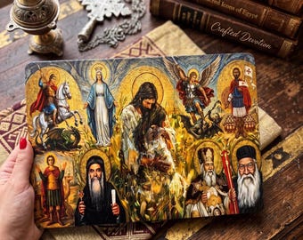 Coptic Christian MacBook Case Custom Orthodox Saints Laptop Cover  Hard Shell for MacBook Air 13 15 Pro 14 16 13 Jesus Christ Religious Gift
