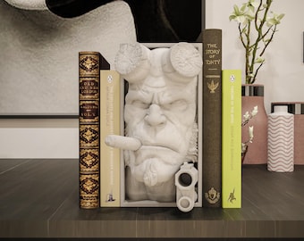 Demonic Detective Book Nook | Supernatural Comic 3D Shadow Box | Geeky Shelf Decor 3D Wall Art