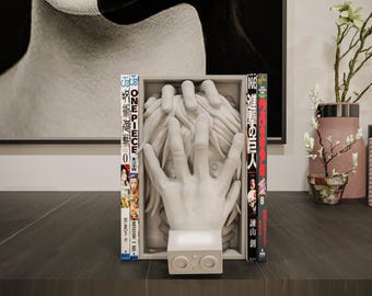 Decay Villain Book Nook | Superpower Anime 3D Shadow Box | Manga Shelf Decor 3D Wall Art