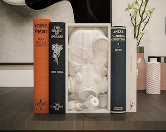 Atomic Knight Book Nook | Post-Apocalyptic RPG 3D Shadow Box | Gamer Room 3D Wall Art