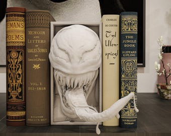 Alien Symbiote Book Nook | Comic Book 3D Shadow Box | Anti-Hero 3D Wall Art