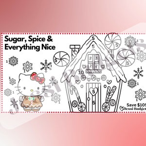 Sugar, Spice and Everything Nice! 105 I Christmas Savings Challenge I Holiday Savings Challenge I Instant Download I Digital Download