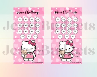 Character Mini Savings Challenges I 75 I 40 I Savings Bundle I Digital Product I Printable Challenges I NOT a Physical Product