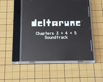 Toby Fox “Deltarune Chapters 3 + 4 + 5 Compilation” Soundtrack Bootleg CD