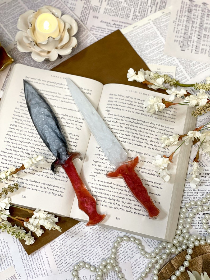 Resin Dagger Costume Dagger Fantasy Lover Flower Etsy