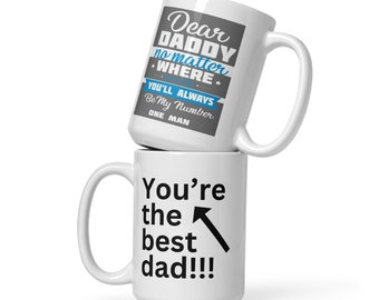Best dad ever | Father’s Day | gift for him | ceramic coffee mug