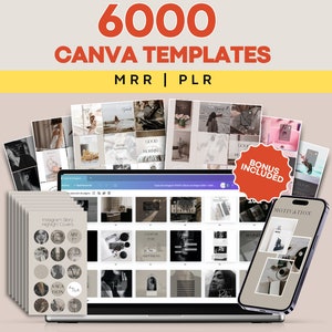 Canva Templates Bundle, Social Media Templates for Instagram Posts & Stories, Pinterest Pins, Facebook, Blogger Designs