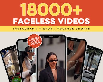 18000+ Luxury Faceless Videos For Instagram Reels, Rich Lifestyle Videos, Melanin Reels, Travel Reels, Cars, Yacht, Plane, Millionaire, MRR