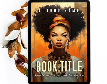 Premade Book Cover Fantasy Beautiful Biracial Young Woman Black Female Character Women's Fiction Brown Skinned Diverse Character Chick-lit