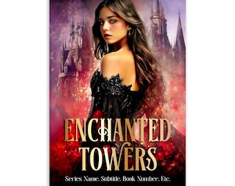 Gothic Fantasy Romantasy premade Book Cover: Fairytale Retelling YA Fantasy (Digital Download)