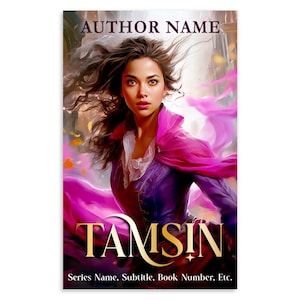 YA Fantasy Book Cover: Brown-Skinned Girl, Magic Powers School (Digital Download)