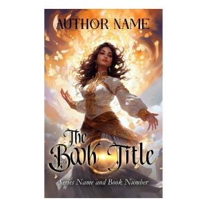 Premade Young Adult Fantasy Book Cover: Magic Sorcery Art (Digital Download)