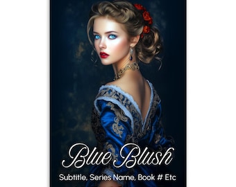 Premade Romance Book Cover: Historical Fiction Regency Victorian Blonde (Digital Download)