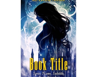 Urban Fantasy Premade Book cover, Custom Text Option, Occult Fantasy: Contemporary YA Fantasy Romantasy (Digital Download)