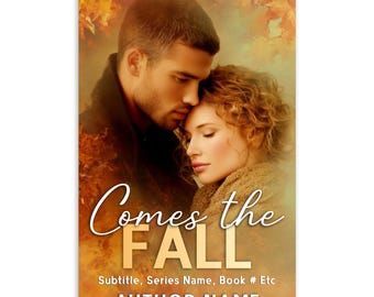 Readymade Romance Book Cover: Romantic Couple Premade Design (Customizable Text, eBook KDP)