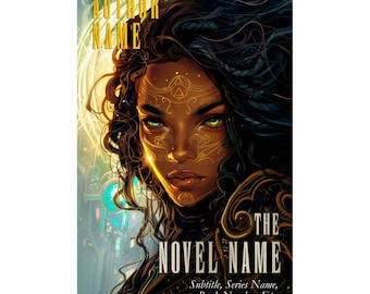 YA Fantasy eBook Cover: Biracial Magical Girl Premade Cover (KDP-Ready)