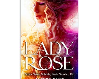 Premade Historical Romance Book Cover: Blonde Woman, Romantasy Women's Fiction (Digital)