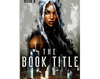 Dystopian Urban Fantasy Book Cover: Black Woman Anti-Hero (Digital Download)