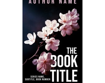 Premade Book Cover Romance: Pink Cherry Blossoms, Discreet Dark Romance, Alternate Object, Family Saga (Digital Download)