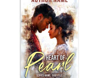 Premade Black Romance Book Cover: Black Couple (Digital Download KDP Cover)