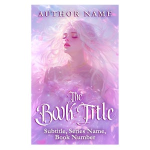 Słodki romans Jasna fantastyka Gotowa okładka książki YA Fantasy Literatura kobieca Chick Lit Romantyczna komedia Autor niezależny Zasoby do samodzielnego publikowania