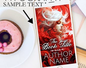 Custom Text Typography for Book Cover Design for Indie Authors Affordable Self-Publishing Resources Add Pen Name Book Title Name
