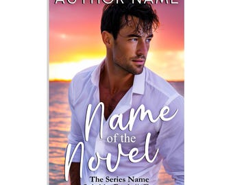 Beach Vacation Sunset Romance eBook Cover: Alpha Male, Second Chance Romance (Digital Download)