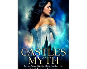 YA Fantasy Premade Book Cover: Goth Academia, Romantasy, Fairytale Retelling, Raven Hair (Digital Download)