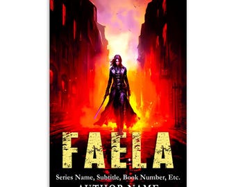 Premade Vampire Hunter Book Cover: Paranormal Urban Fantasy (KDP-Ready Digital Download)