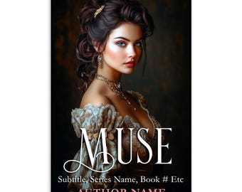 Premade Book Cover, Instant Download, Custom Text Option, Regency Romance, Victorian Historical Fiction, Premade KDP Cover