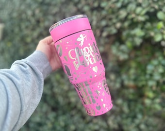 Valentinstag Tumbler Wrap SVG | Herz Design, 900 ml (Digitaler Download)