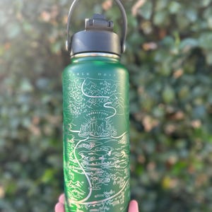 Carte d'Oz Tumbler SVG | Design inspiré d'Oz | Téléchargement numérique pour la gravure Cricut et laser | Modèle d'emballage de gobelet à faire soi-même