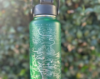 Karte von Oz Tumbler SVG-Datei | Fantasy DIY Tumbler Wrap (Digitaler Download)