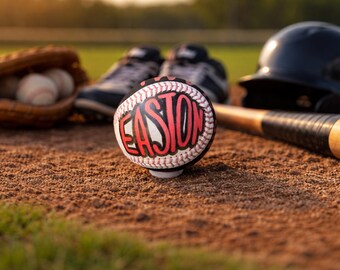 Custom Hand-Painted Baseball | Personalized Baseball Gift | Baseball Team Gift | Senior Night Baseball | Custom Sports Keepsake