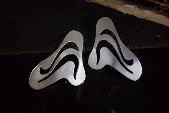 Vintage Taxco Sterling Silver Earrings | Mexico 925 Estate Jewelry