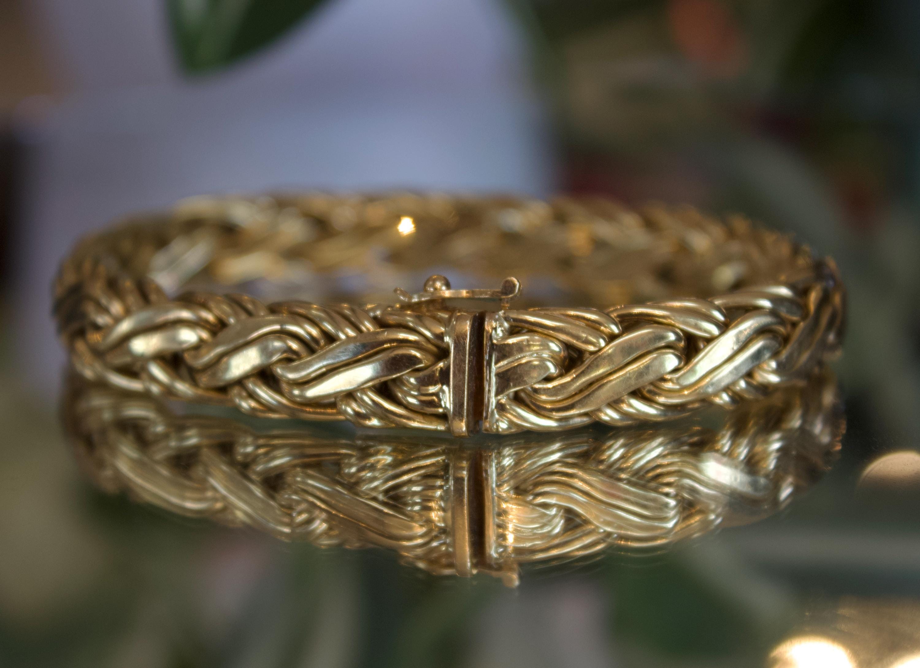 18k Tiffany & Co Byzantine Bracelet 33 Grams | Vintage Tiffany