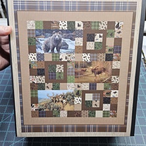 Majestic Animals Panel Quilt Kit - Riley Blake Designs