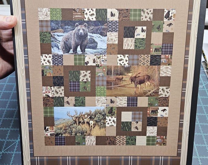 Majestic Animals Panel Quilt Kit - Riley Blake Designs - Etsy