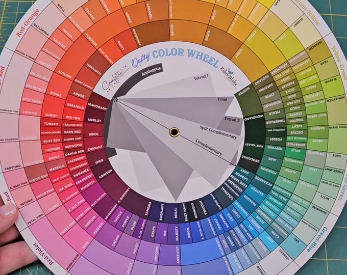 Color Wheel, Quilty Color Wheel From Riley Blake Designs - Etsy