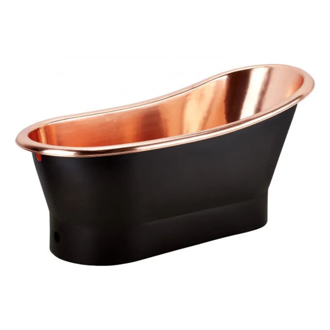 Antique Copper Bathtub Copper Slipper Bath Luxury Copper Etsy