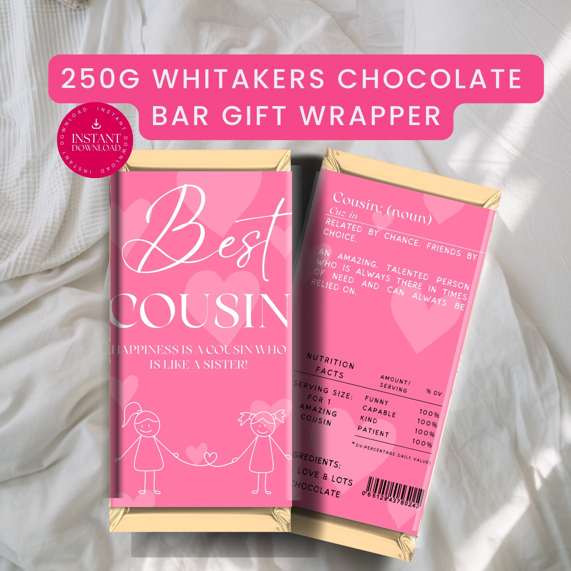 Candy Bar Wrappers, Printable Instant Download, Couin Gift Idea, Last ...