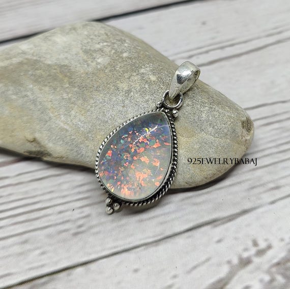 Ciondolo fossile di ammonite: gioielli vintage fatti a mano in argento sterling 925 - Italia