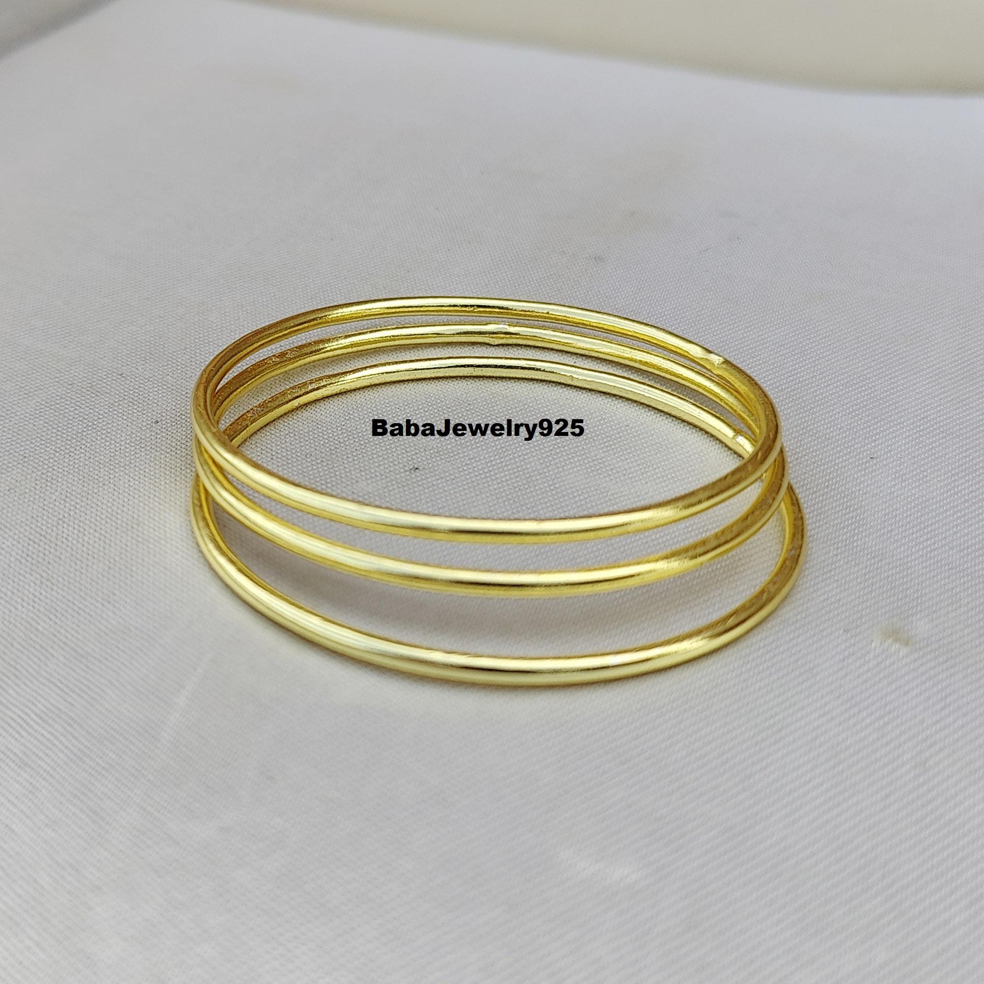 Guidre 10 Pezzi Braccialetti Rigidi a Strati Punk Braccialetti Rigidi Grossi in Oro Braccialetti Martellati Grossi Braccialetti Larghi Braccialetti a Mano Gioielli per Donne e Ragazze(Oro