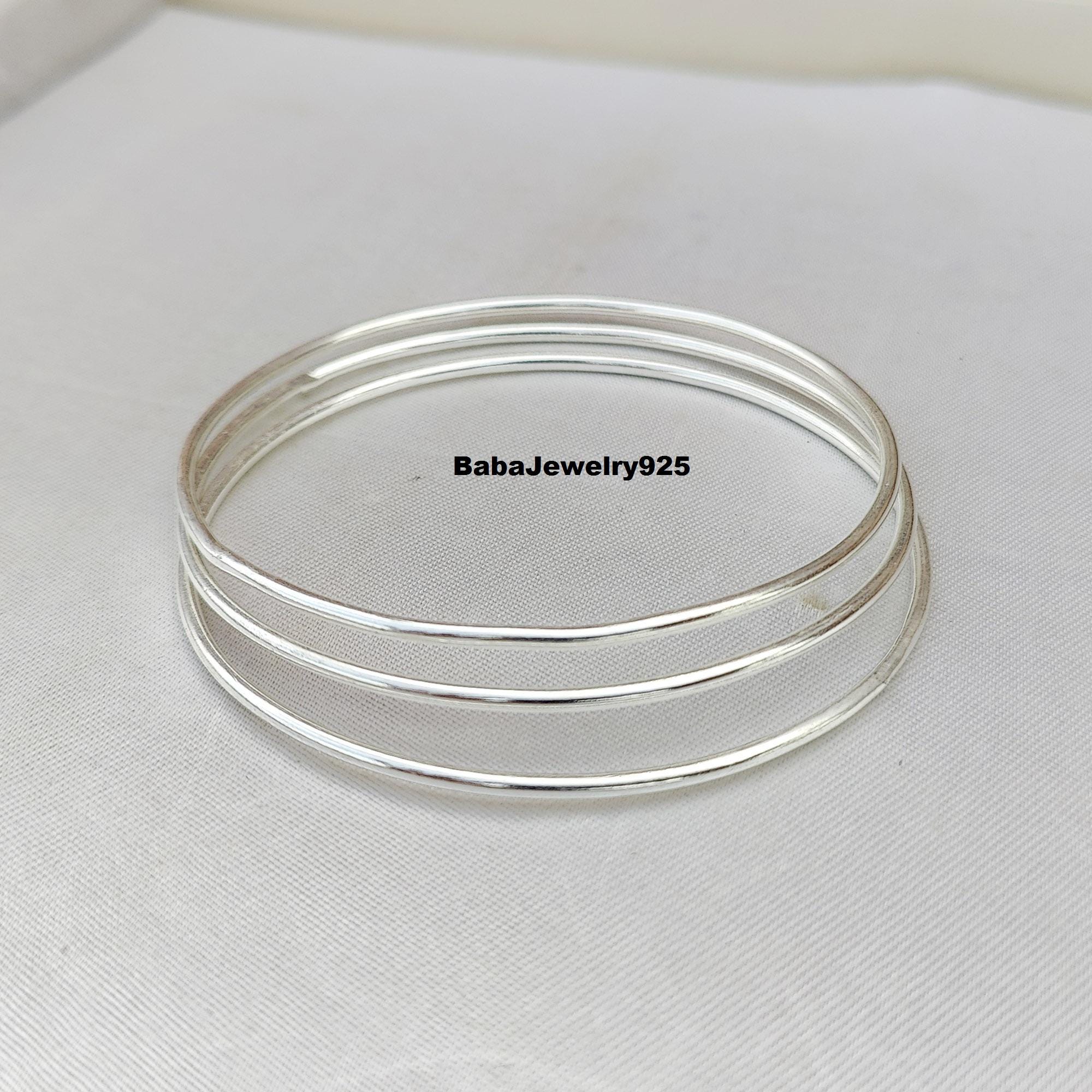 Silver Bangle, 925 Sterling Silver Bangle, Handmade Bangle