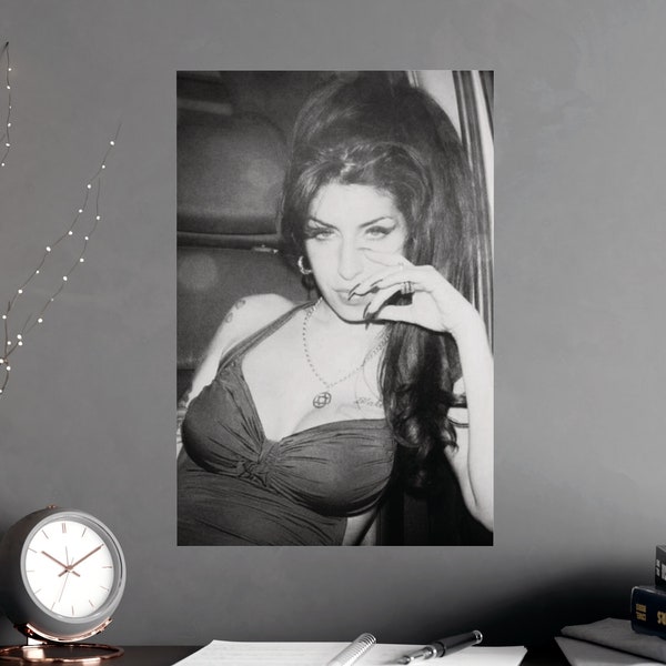 the "AMY WINEHOUSE" Vertical Matte Poster