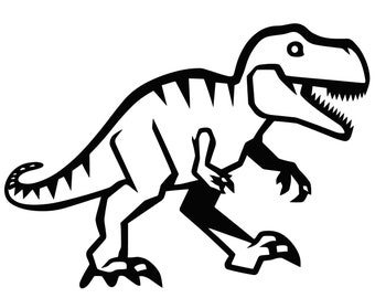 T-Rex Dinosaur SVG | Tyrannosaurus Rex SVG | Dino SVG | Prehistoric Animal | Cricut Cut Files | Clipart