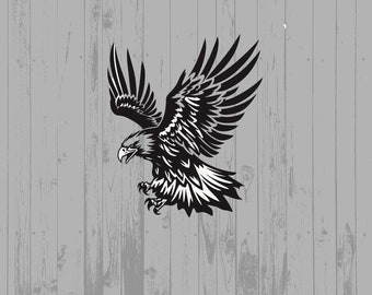 Eagle Svg Bird Flying Animal Laser Cut Files Laser CNC Cutting Digital Vector Files SVG DXF