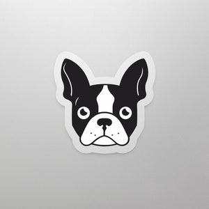 Boston Terrier Svg, Clipart, Png, Head, Cut Files For Circuit, Silhouette, Animals Silhouette